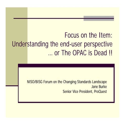 ALA 2010 -- Jane Burke