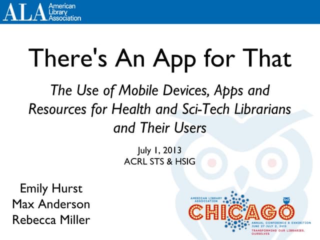 There's an App for That