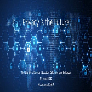 Privacy is the Future