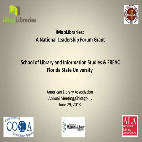 iMapLibraries at American Library Association, June 2013