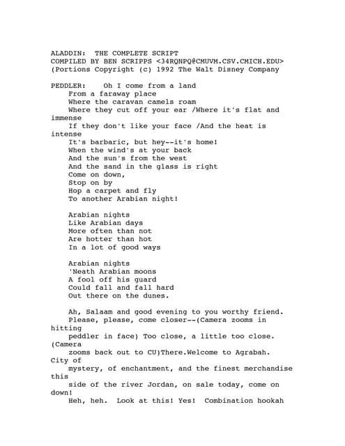 aladdin script
