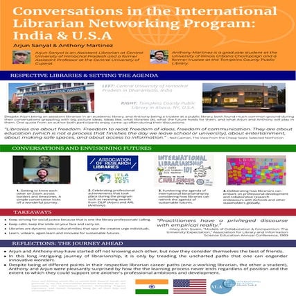 Conversations in the International Librarian Networking Program: India & U.S.A