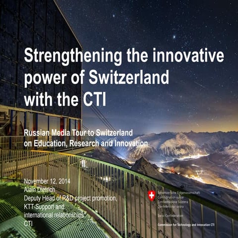 Alain ditich presentation cti russia