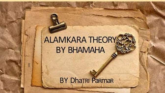 Alamkara theory by Bhamaha Indian Poetics (1).pptx