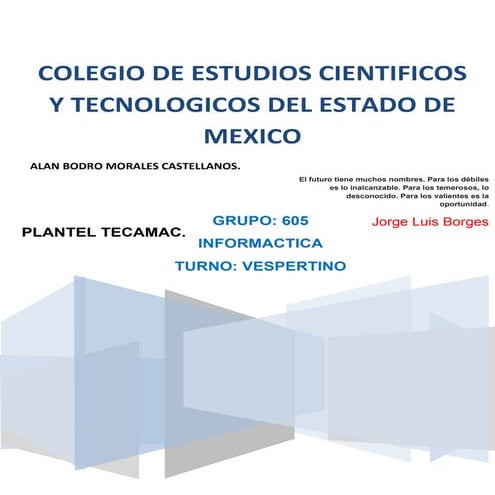 ensayo para  erick de alan bodro