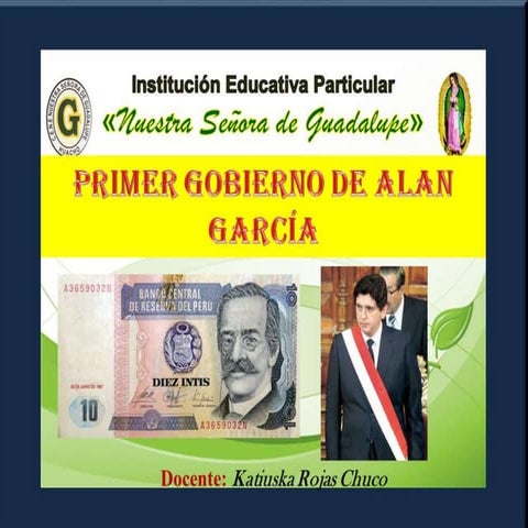 Alan garcía  primer.