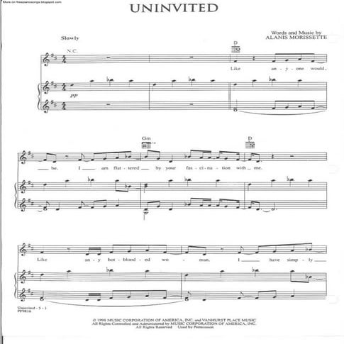 Alanis Morisette - Uninvited