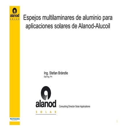 Stefan Brändle - Espejos multilaminares de aluminio para aplicaciones solares...