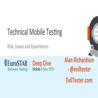 Technical Mobile Testing - Risks, I...