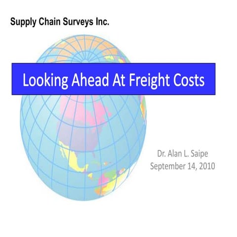 Looking ahead at Freight Costs