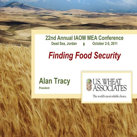 Finding Food Security - IAOM 2011