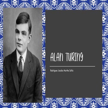 Alan turing presentacion | PPTX
