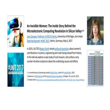 An Invisible Woman - Lynn Conway