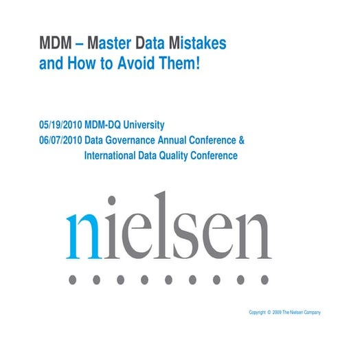 MDM Mistakes & How to Avoid Them!