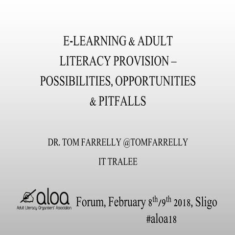 ALOA Forum Presentation