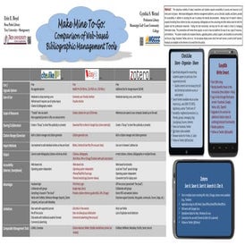 Make Mine To-Go: Comparison of Web-Based Bibliographic Management Tools