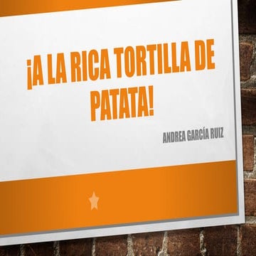 A la rica tortilla de patata!