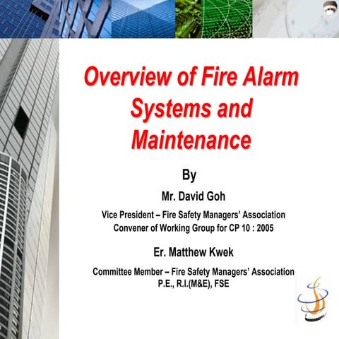 fire alarm Automatic Fire Detection and Alarm Systems