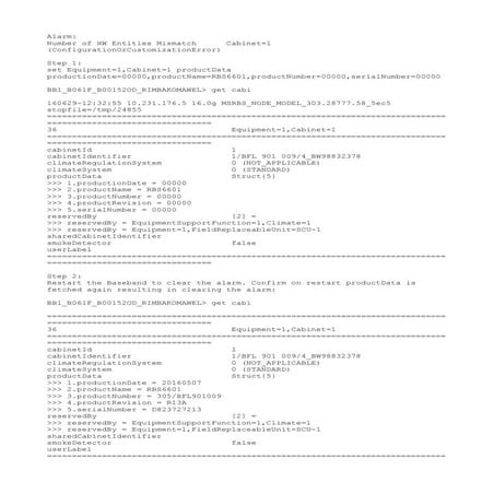 Alarm hw entities_mismatch