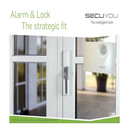 Electronic Lock with connectivity to alarm system