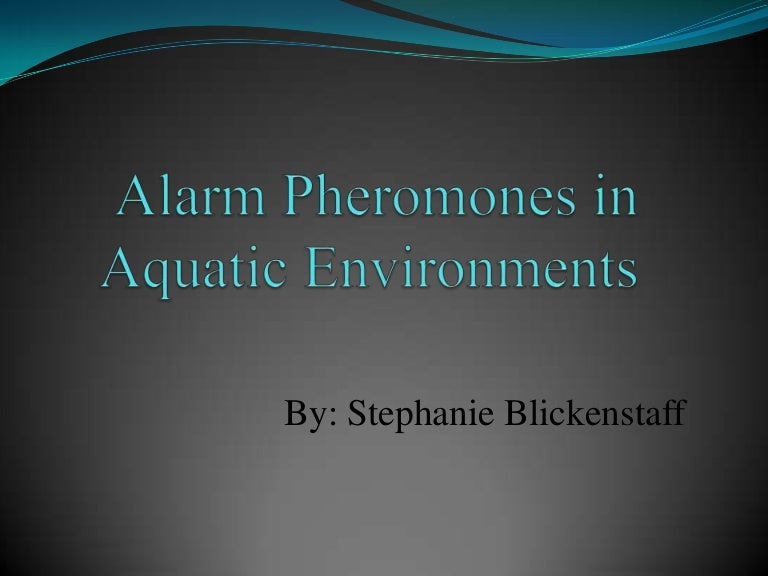 Alarm Pheromones In Aquatic Animals