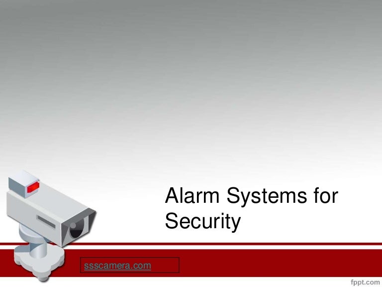 Alarm system for home office
