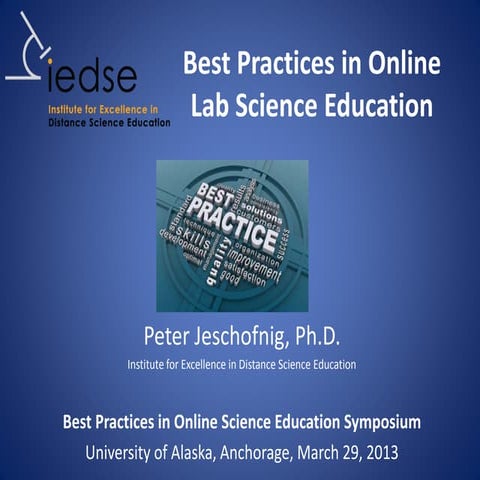 Best Practices in Online Lab Science Education