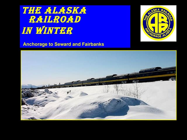 Winter with Alaska Railroad