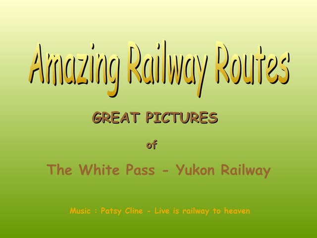 Alaska Railway Routes