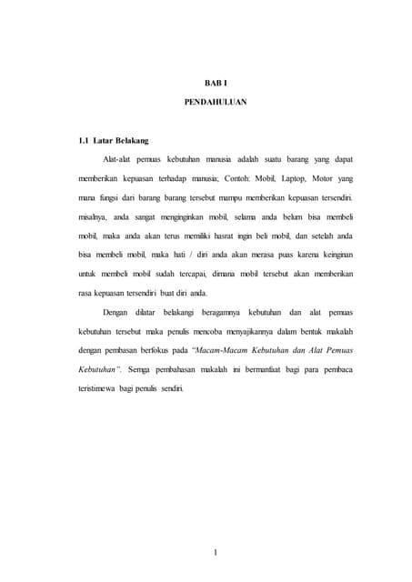 Alat pemuas kebutuhan Alat pemuas kebutuhan