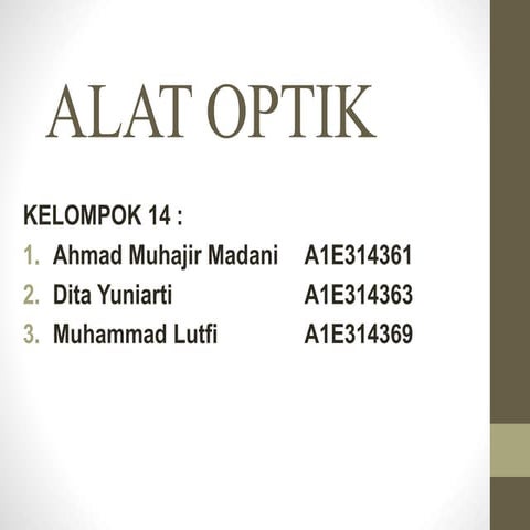 power point Alat optik