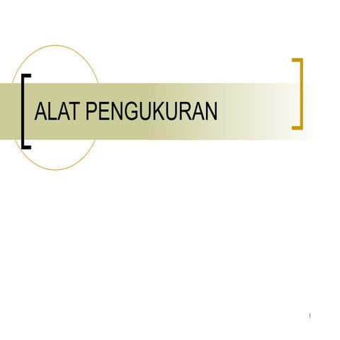 Alat pengukuran