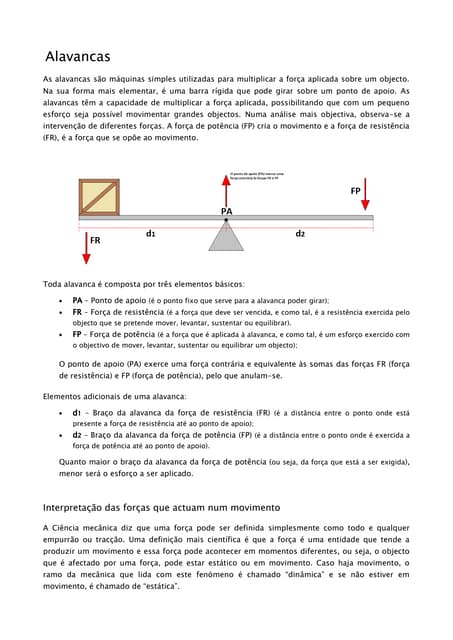 Exemplos De Alavancas De Terceira Classe