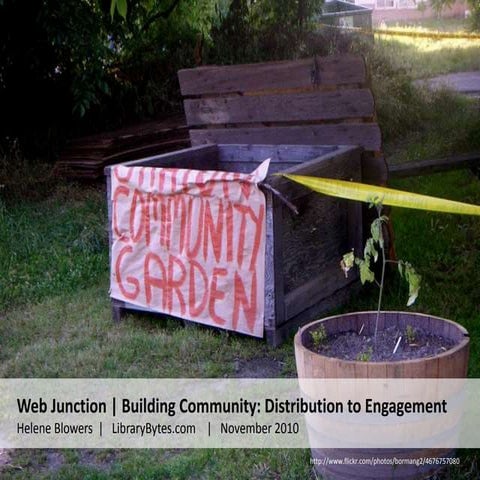 WJ Webinar: Community Building