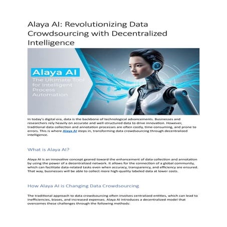Unlocking the Power of Alaya AI: Transforming Innovation and Efficiency ...
