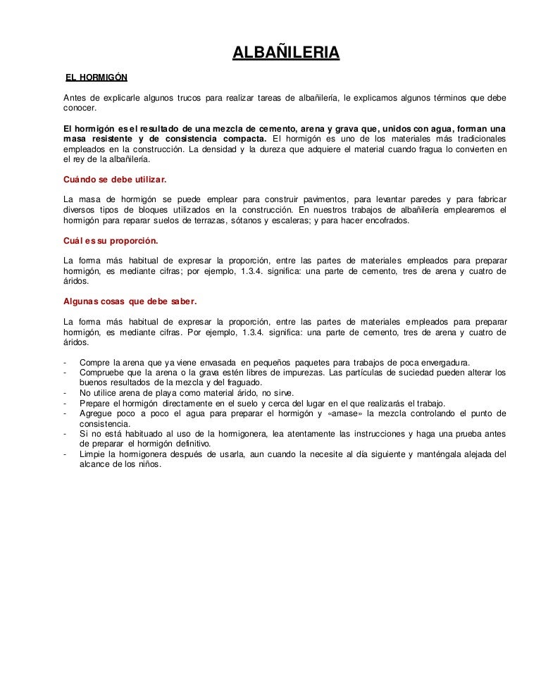 Albañileria