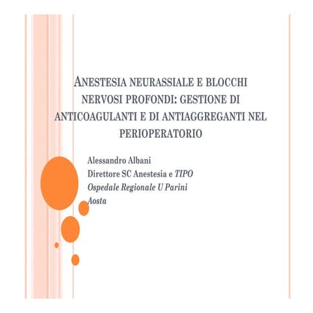 Albani_le urgenze in ematologia 21 maggio 2011