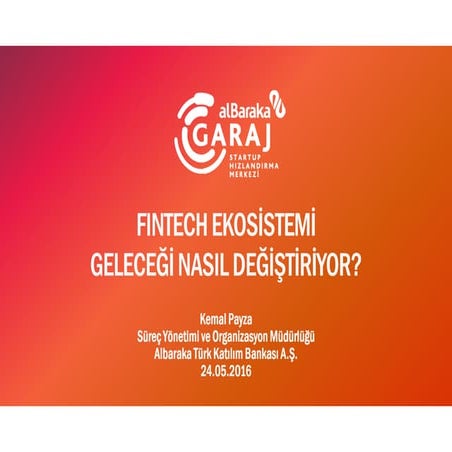 Albaraka garaj fintech sunumu cyberpark