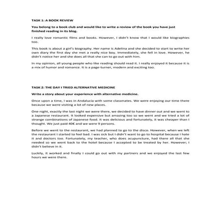 Alba writingtest january