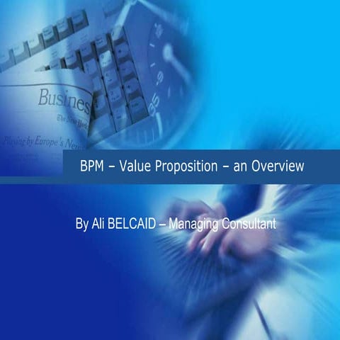 Albel Pres   Bpm Overview