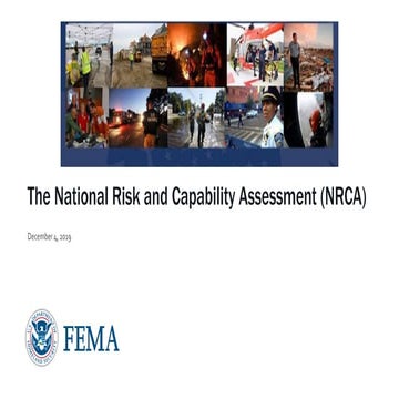 The National Risk and Capability Assessment (NRCA) | PPTX