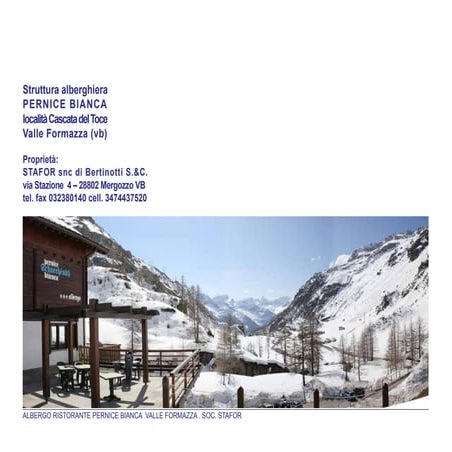 albergo pernice bianca val formazza