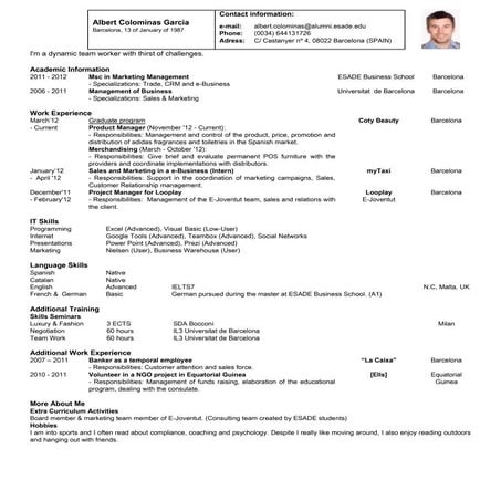 Albert Colominas Cv | PDF
