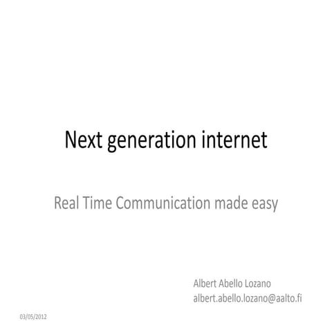 The Next Web Generation