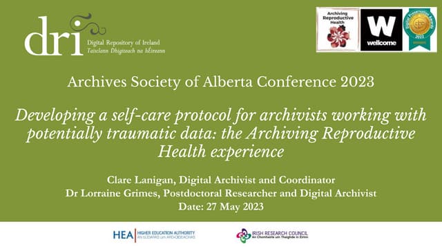 Developing a self-care protocol for working with potentially traumatic data: ...