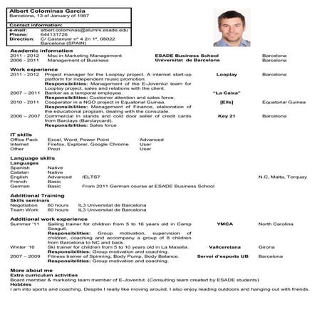 Albert Colominas Cv | PDF