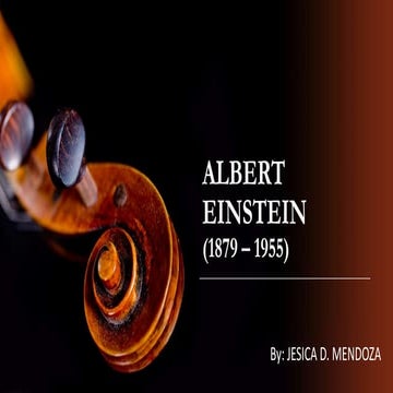 Albert einstein ppt