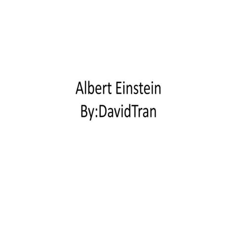 Albert einstein slide