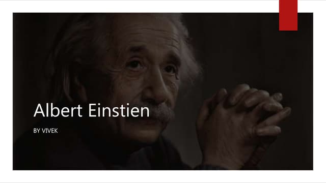 Albert Einstein | PPTX