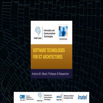Software Technologies for ICT Architectures
